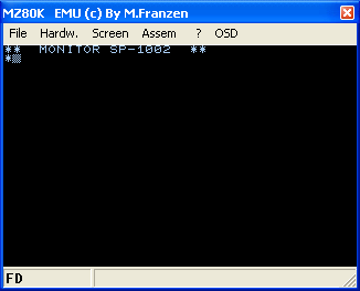 MZ80K screenshot