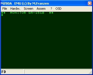 MZ80A screenshot