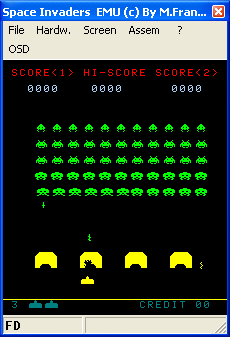 Space Invaders example