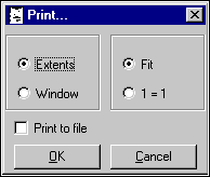 The print options of the HPGLVIEWer