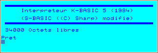 K-BASIC V 5.0