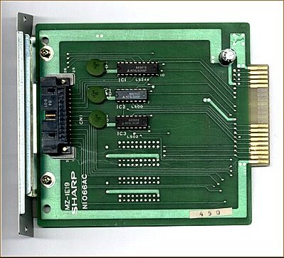 The interface card MZ-1E19 for the Quick Disk drive MZ-1F11