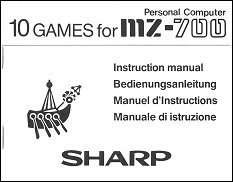 Instruction manual MZ-07GAME