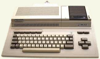 MZ-800 with built-in Quick Disk drive MZ-F11