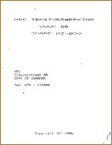 HDC TEKST, 1985 ( 6 kb )