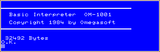 Omegasoft Basic OM-1001
