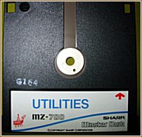 The original quick disk volume MZ-5Z008 ( side B , version 1.0A for the MZ-700 )