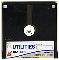 The original quick disk volume MZ-5Z009 ( side B , version 1.0A for the MZ-800 )