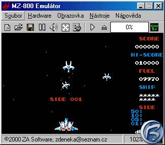 MZ-800 emulator at work
