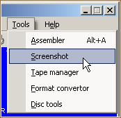The screenshot tool