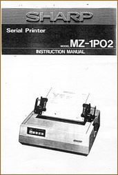 MZ-1P02 Instruction Manual