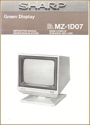 MZ-1D07 Green Display Instruction Manual