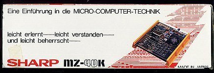 The box of the MZ-40K ( side view; 36 kb )