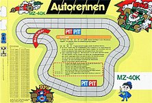 The German MZ-40K game "Autorennen" ( Car Race )