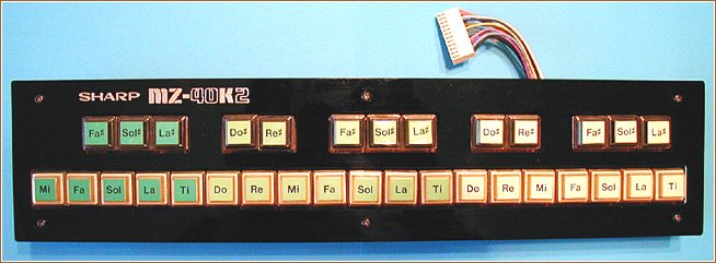 MZ-40K option 2 keyboard