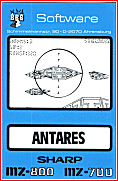 The original cover of the game ANTARES