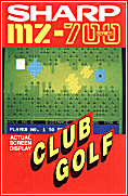 The original cover of the game CLUB GOLF