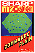 The original cover of the game COMMANDO PLAIN