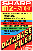 The original cover of the DATABASE FILER