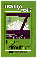 The original cover of the game FLUGSIMULATOR