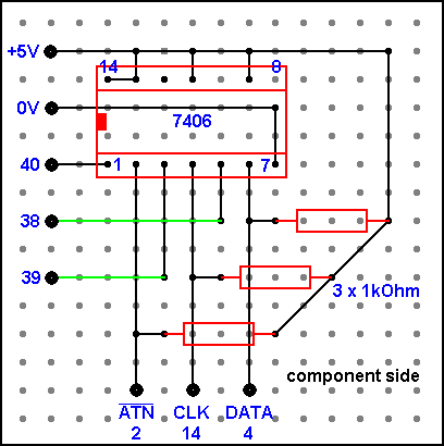 Grid Board component side