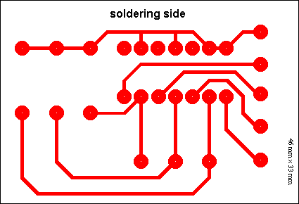 PCB soldering side