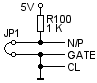 PAL / NTSC jumper JP1