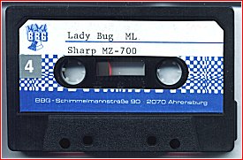 The original tape volume of LADY BUG