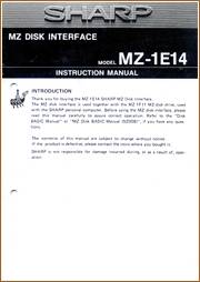MZ-1E14 Instruction Manual