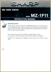 MZ-1F11 Instruction Manual
