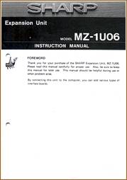 MZ-1U06 Instruction Manual
