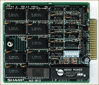 RAM file card Sharp MZ-1R12
