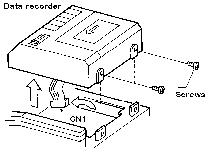 removing the data recorder