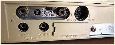 The video modulator at the rear of the MZ-700