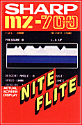 The original cover of NITE FLITE