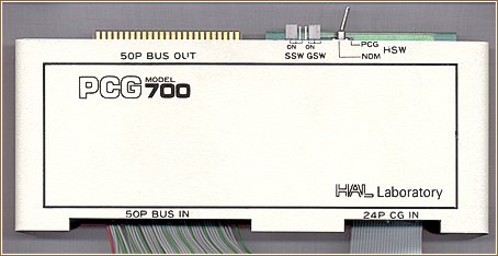 The PCG700 of HAL Laboratory