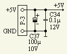power supply connector P-3
