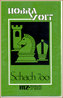 The original cover of the game Schach 700