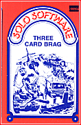 The original cover of THREE CARD BRAG