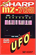 The original cover of the game UFO