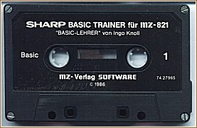 The original tape of the german S-BASIC tutor ( MZ-800 )
