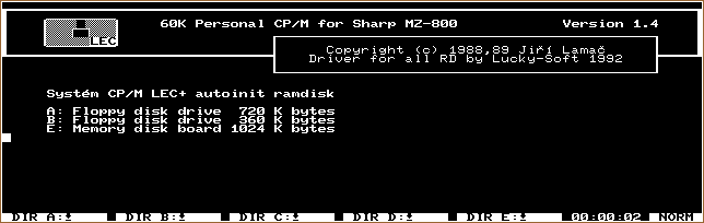CP/M for the MZ-800