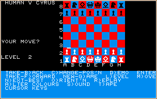 CYRUS IS CHESS screen shot
