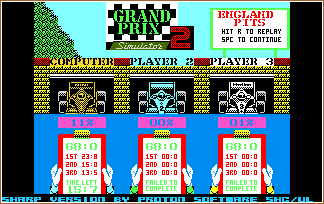 Grand Prix Simulator screen shot