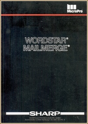 German Wordstar Mailmerge Manual