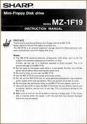 MZ-1F19 Instruction Manual