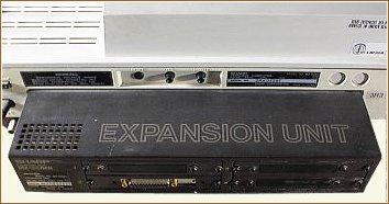 MZ-80AEU Expansion Unit and operation elements