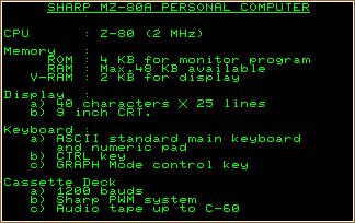 MZ-80A-Demo Prologue screen shot