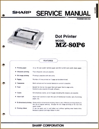 MZ-80P6 Service Manual