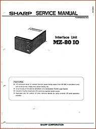 MZ-80IO Service Manual
